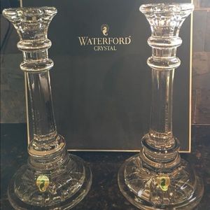 Waterford candlestick holders